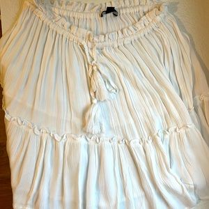 Drawstring skirt